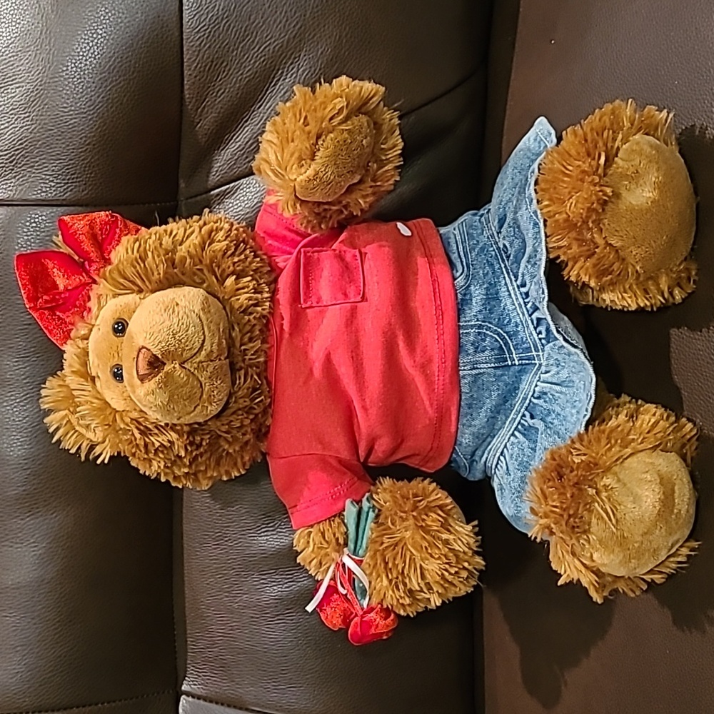Build-a-Bear Mrs Shaggy Teddy Excellent 17"